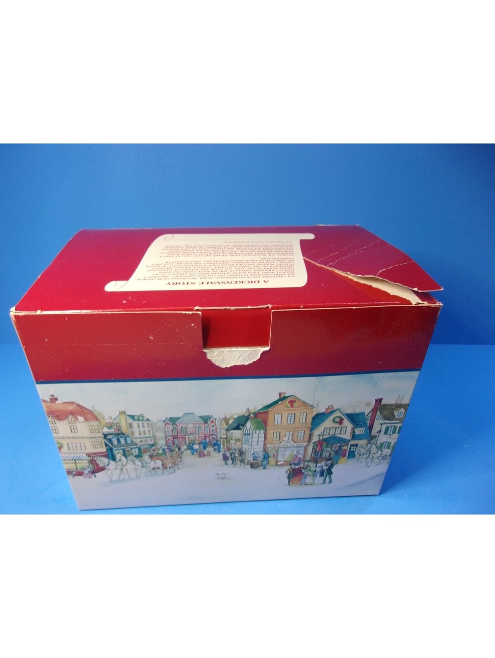 Lemax Dickensvale 1995 Lighted House #55178 Butler's Bait & Tackle Shop & Cord - Picture 10 of 11
